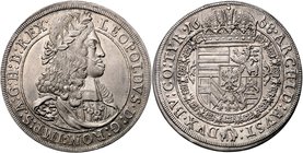 LEOPOLD I
1 Thaler, 1668, Hall, 28,41g, Her. 627

about UNC | about UNC