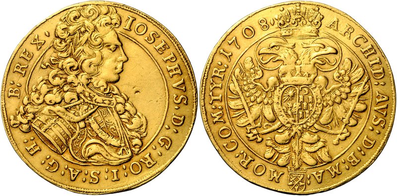 JOSEPH I
3 Ducats, 1708, HE, 10,13g, Her. 19

about EF | about EF , RRR!