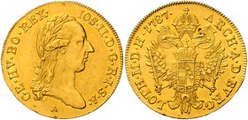 JOSEPH II
1 Ducat, 1787, A, 3,48g, Her. 29

EF | EF