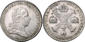 LEOPOLD II
1 Thaler , 1792, M, 29,52g, Her. 45

EF | EF