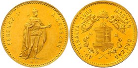 FRANZ JOSEPH I
1 Ducat, 1868, KB, 3,49g, Früh. 1707

EF | EF