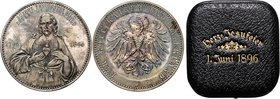 FRANZ JOSEPH I
Silver medal For God, Emperor and Country, 1896, Wien, 26,7g, Ag 990/1000, 40 mm, původní etue | the original box

UNC | UNC , R!