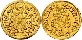 Gold Gulden Matthias Corvine (1458 - 1490), b. l., NB, Husz. 677

UNC | UNC