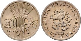 20 Haleru, 1929, 3,33g, MCH CSR1-009

UNC | UNC