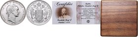 1/2 Thaler 1853 Franz Joseph I (Restrike), Ag 900/1000 13,2 g, 30 mm, box, mintage of 200 pcs., B, 13,2g

UNC | UNC