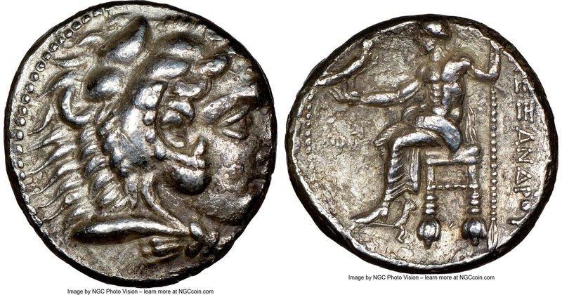 MACEDONIAN KINGDOM. Alexander III the Great (336-323 BC). AR tetradrachm (24mm, ...