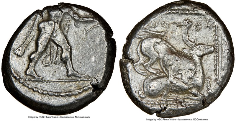 CYPRUS. Citium. Azbaal (ca. 449-425 BC). AR stater (21mm, 3h). NGC Choice VF. He...