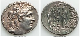 SELEUCID KINGDOM. Antiochus VII Euergetes-Sidetes (138-129 BC). AR tetradrachm (29mm, 1h). XF. Posthumous issue of Cappadocian Kingdom, Class VIII. Di...