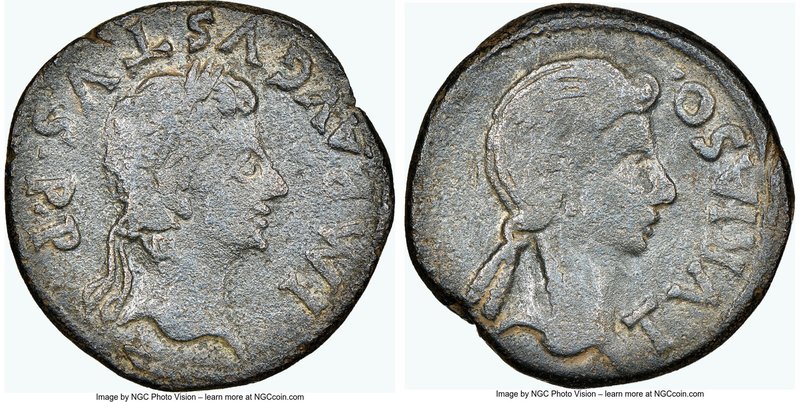 SPAIN. Turiaso. Augustus (27 BC-AD 14). AE (27mm, 2h). NGC Fine. Ca. 2 BC-14 AD....
