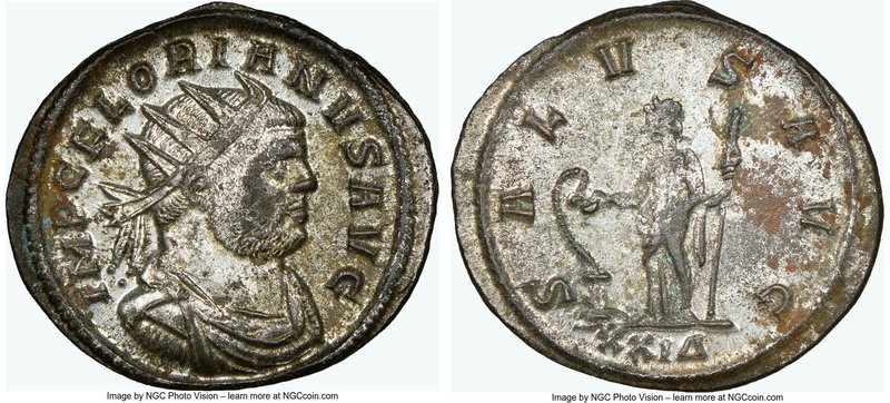 Florian (AD 276). BI antoninianus (23mm, 3.63 gm, 12h). NGC MS 4/5 - 3/5, Silver...