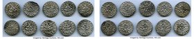 Cilician Armenia. Levon I 10-Piece Lot of Uncertified Trams ND (1198-1219) XF, Unidentified Lot of 10 pieces all grade XF or better, average weight 2....