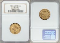 Victoria gold Sovereign 1864-SYDNEY VF25 NGC, Sydney mint, KM4. AGW 0.2353 oz. 

HID09801242017