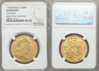 Jose I gold 6400 Reis 1760-R AU Details (Cleaned) NGC, Rio de Janeiro mint, KM172.2. Pleasing original example. Ex. Santa Cruz Collection

HID09801242...