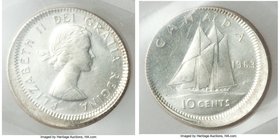 Elizabeth II Mint Error - Off Center 10 Cents 1963 CCCS, Royal Canadian mint, KM51. 

HID09801242017