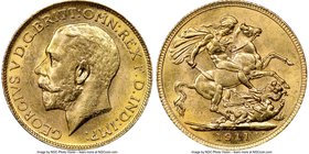 George V gold Sovereign 1911-C MS62 NGC, Ottawa mint, KM20. AGW 0.2355 oz. 

HID09801242017