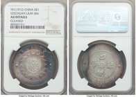Szechuan. Republic Dollar Year 1 (1912) AU Details (Cleaned) NGC, KM-Y456, L&M-366. Peripheral toning in shades of cobalt and plumb. 

HID09801242017