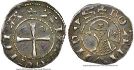Principality of Antioch. Bohemond III "Helmet" Denier ND (Majority, 1163-1201) XF40 NGC, CCS-65. 16.6mm. 0.54gm. 

HID09801242017