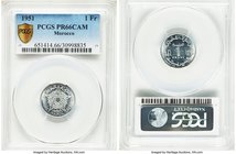 French Protectorate Proof Franc AH 1370 (1951) PR66 Cameo PCGS, KM-Y46. 

HID09801242017