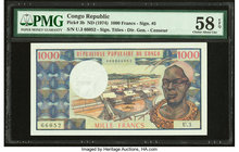 Congo Banque Nationale du Congo 1000 Francs ND (1974) Pick 3b PMG Choice About Unc 58 EPQ. 

HID09801242017