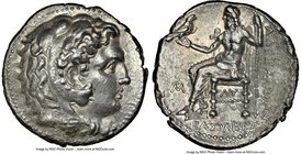 MACEDONIAN KINGDOM. Alexander III the Great (336-323 BC). AR tetradrachm (26mm, 2h). NGC XF, Fine Style. Early posthumous issue of 'Babylon', ca. 323-...