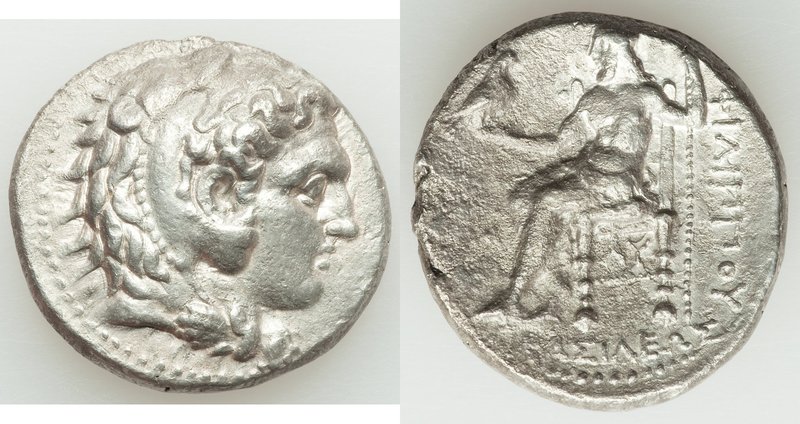 MACEDONIAN KINGDOM. Philip III Arrhidaeus (323-317 BC). AR tetradrachm (26mm, 16...