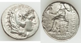 MACEDONIAN KINGDOM. Philip III Arrhidaeus (323-317 BC). AR tetradrachm (26mm, 16.67 gm, 3h). Choice XF, porosity. Babylon, ca. 323-318/7 BC. Head of H...