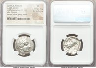 ATTICA. Athens. Ca. 440-404 BC. AR tetradrachm (24mm, 17.13 gm, 1h). NGC XF 5/5 - 3/5. Mid-mass coinage issue. Head of Athena right, wearing crested A...