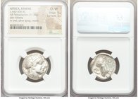 ATTICA. Athens. Ca. 440-404 BC. AR tetradrachm (23mm, 17.18 gm, 10h). NGC Choice VF 5/5 - 3/5. Mid-mass coinage issue. Head of Athena right, wearing c...
