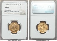 Victoria gold Sovereign 1898-S MS61 NGC, Sydney mint, KM13. AGW 0.2355 oz. 

HID09801242017