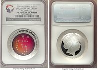 Elizabeth II Colorized Proof "Southern Sky Orion" 5 Dollars 2014-P PR70 Ultra Cameo NGC, Perth mint, KM2183. Concave. 

HID09801242017