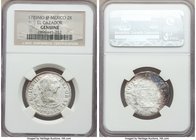Charles III "El Cazador" Shipwreck 2 Reales 1783 Mo-FF Genuine NGC, Mexico Dity mint, KM88.2. Salvaged from the El Cazador shipwreck off the gulf of M...