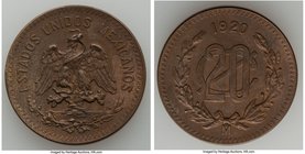 Estados Unidos 20 Centavos 1920 AU, Mexico City mint, KM437. 32.4mm. 14.98gm. Two year type. 

HID09801242017