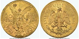 Estados Unidos gold 50 Pesos 1931 MS63 NGC, Mexico City mint, KM481, Fr-172. AGW 1.2056 oz. 

HID09801242017