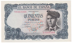 Estado Español, Banco de España
500 Pesetas. 23 julio 1971. Serie Y. ED.473a. SC.