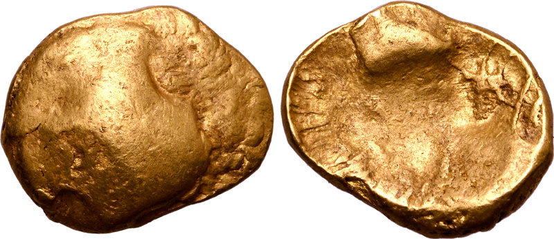 Central Europe, the Boii AV Stater. Precursor to the Muschel Type. Circa 2nd - 1...