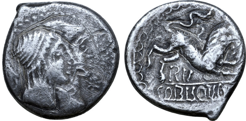 Central Europe, the Boii AR Hexadrachm. Cobrovomarus, mid to late 1st century BC...