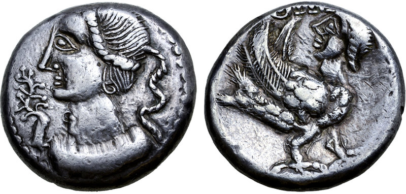 Central Europe, the Boii AR Hexadrachm. Titto, mid to late 1st century BC. Male ...