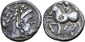 Celts in Eastern Europe AR Tetradrachm. Type with wheel countermark.