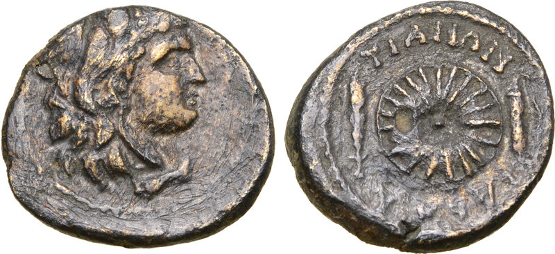 Moesia, Kallatis Æ15. Pseudo-autonomous issue, time of Antoninus Pius - Marcus A...