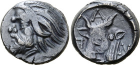 Cimmerian Bosporos, Pantikapaion Æ18.