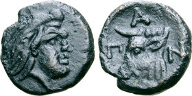 Cimmerian Bosporos, Pantikapaion Æ11.