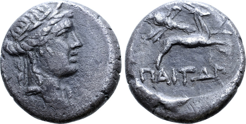 Cimmerian Bosporos, Pantikapaion AR Drachm. Time of Mithradates VI, circa 105-90...
