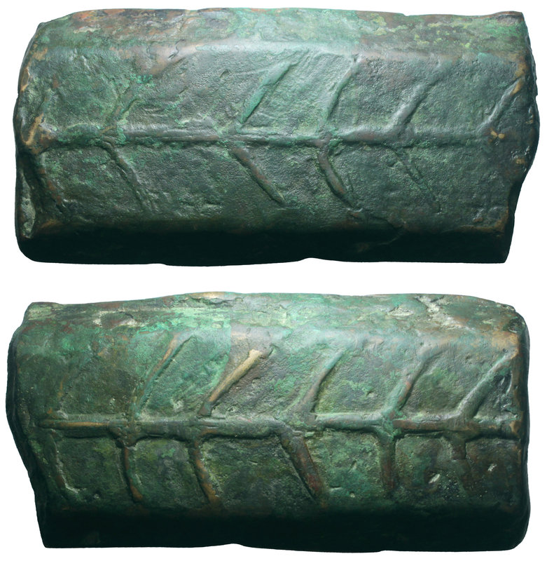 Central Italy, uncertain mint Æ Currency Bar. Circa 6th-4th centuries BC. 'Ramo ...