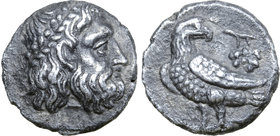 Parthia(?), 'Eagle series' AR Diobol.