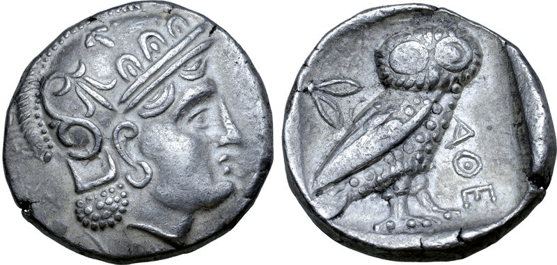 Uncertain Eastern Satrapy, 'Athenian Series' AR Tetradrachm. Uncertain mint, cir...