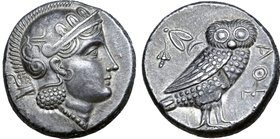 Baktria, 'Athenian Series' AR Tetradrachm.
