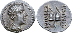 Greco-Baktrian Kingdom, Eukratides I Megas AR Obol.
