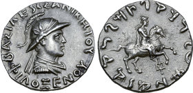 Indo-Greek Kingdom, Philoxenos AR Tetradrachm.