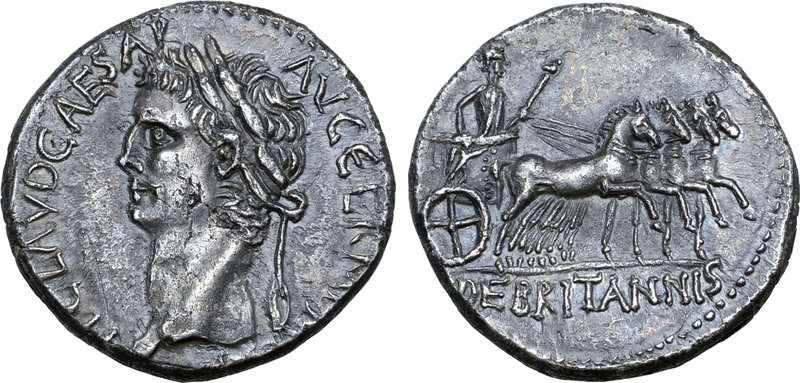 Claudius I AR Didrachm of Caesarea-Eusebia, Cappadocia. Struck circa AD 43-48. T...