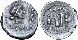 L. Cornelius Sulla AR Denarius.